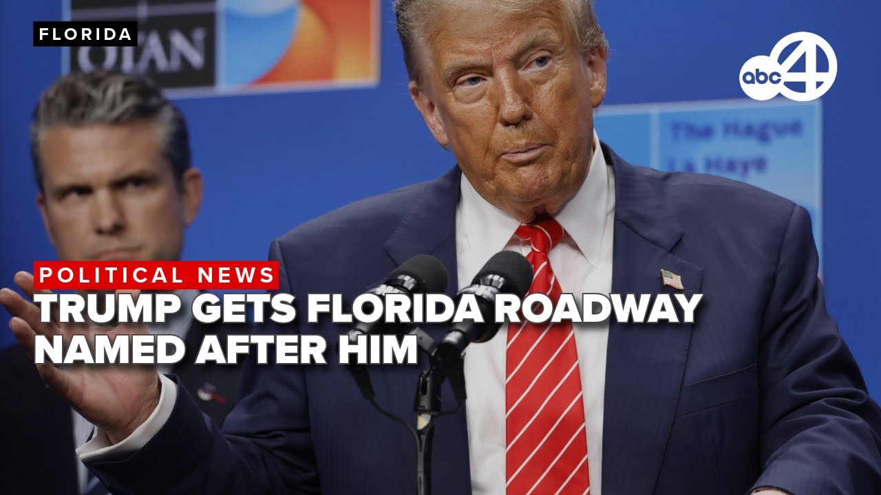 LIVE: President Trump celebrates naming of 'President Donald J. Trump Boulevard'