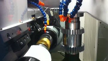 Minimum Quantity Lubrication (MQL) gear hobbing machine