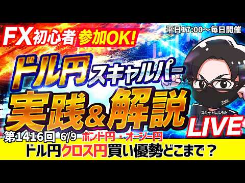 【FXライブ配信】ドル高 円安、ドル円160円前半、中東情勢不透明感、米CPI発表待ち｜デイトレ、スキャルピング｜ドル円・ポンド円、相場分析と予想｜リアルトレード解説、第1416回