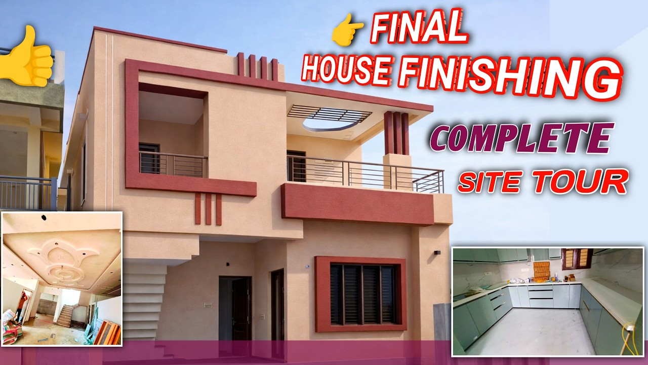 House Finishing Work | Exterior House Finishing Designs + Interior Tour