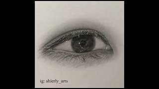 Shierly Lin Eye Drawing (May 2019)
5 mins Timelapse Video: My new “Eye Drawing.” 📹🎨👁
* Media: Graphite Pencil (2H, 2B, 4B, 8B); White Pen; Blending Tools (Brush, Cotton Buds, Tissue); Pencil Eraser; Bristol Paper.
* Drawing Size: 3x5cm
* Real Time Drawing: +/- 100 minutes
* Reference Picture: @shierly_arts right eye
* Backg Music: “Hopelight” Bravelion instrumental 🎵
* 📹: iPhone7+ Shierly Lin Eye Drawing (May 2019)