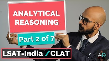 Analytical Reasoning for LSAT-India 2022 | Part 2 of 7 | June 2022 | Prof. Ankit Dhotrekar