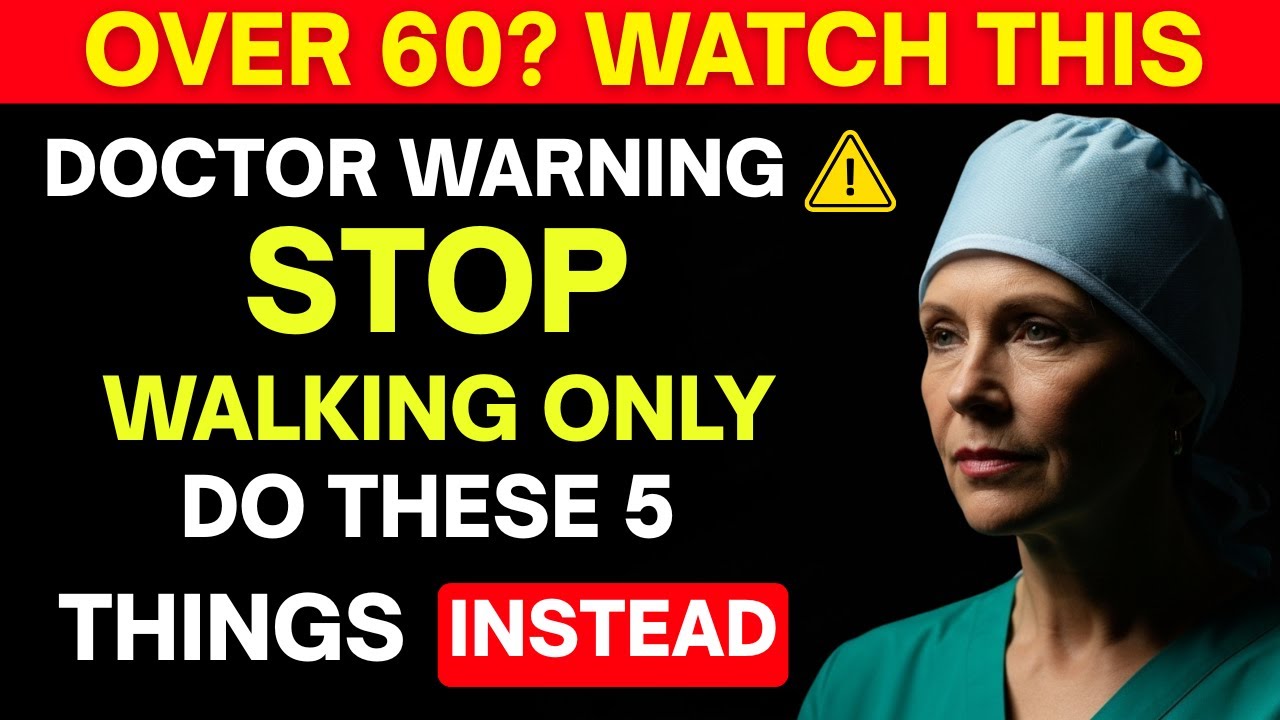 Over 60? Stop Walking Mistake — Do These 5 Doctor-Approved Moves Instead!