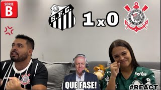 REACT REAÇÕES SANTOS x CORINTHIANS