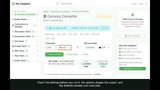 Currency Converter — Free Online Tool, No Upload Needed screenshot 4