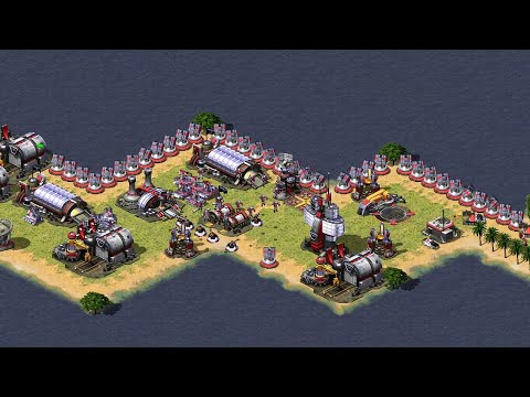 Red Alert 2 | US Vs 7 Hard AI | Naval Anger Alpaca Sell A Building For Infinite Money