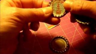 Postage Stamp Bottle Caps