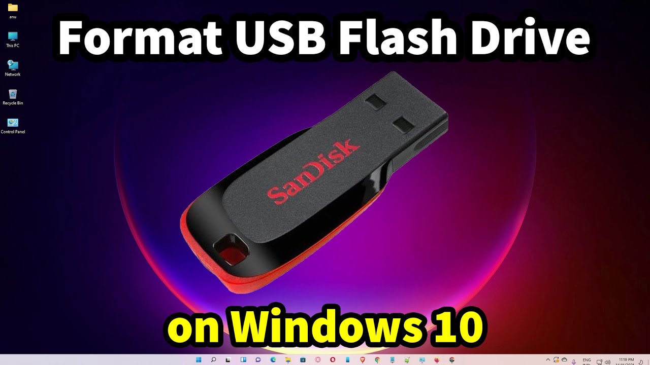 How Format USB Flash Drive on Windows YouTube