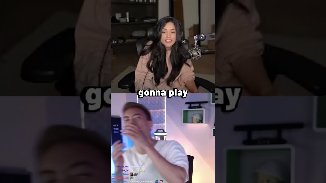 Valkyrae reacts to what Edison says to Abe