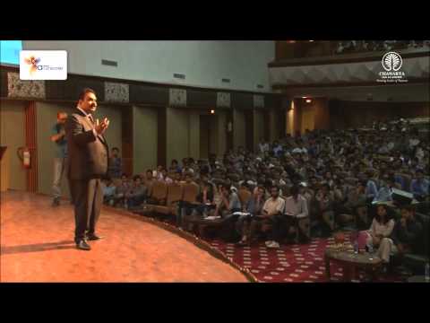Chanakya IAS Academy organized Art of Success Seminar at University of Kashmir by AK Mishra