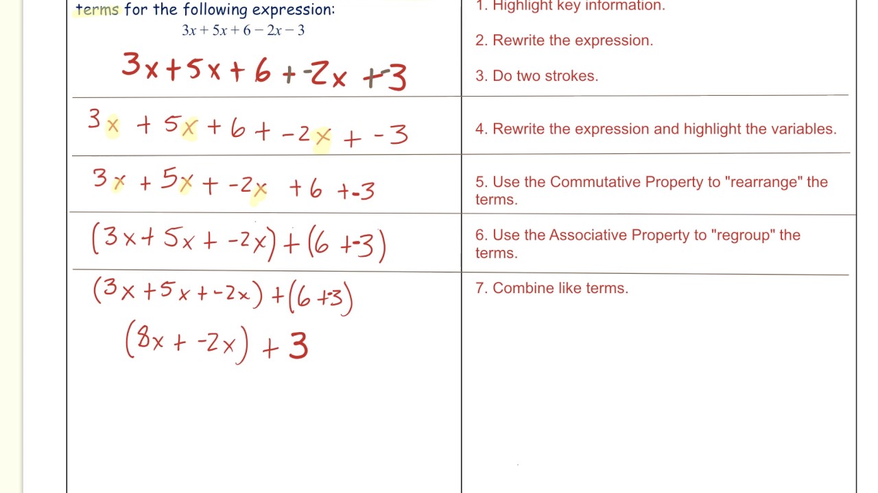 Writing Equivalent Expressions