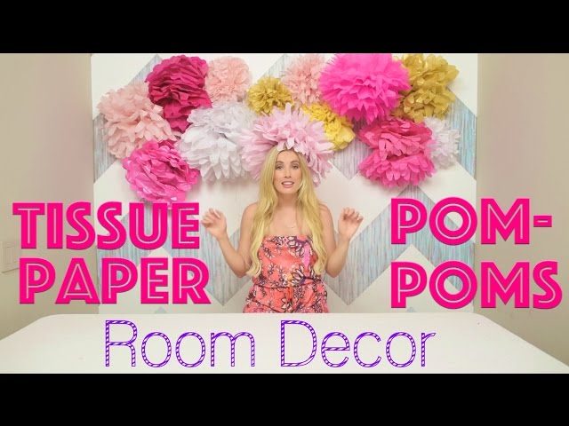 How To DIY Paper Pom Tutorial  Decorations that impress 