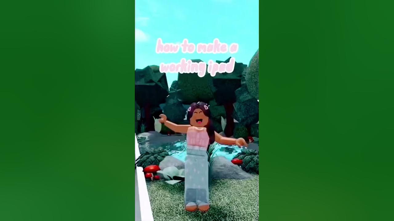 How to make a working Ipad in Bloxburg YouTube