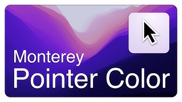 #macOS #monterey #HowTo Change your pointer Color! New Feature