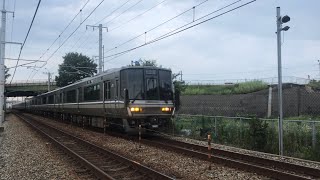 近ﾎｼ223系2000番台V19編成+W37編成 A新快速 長浜行 通過