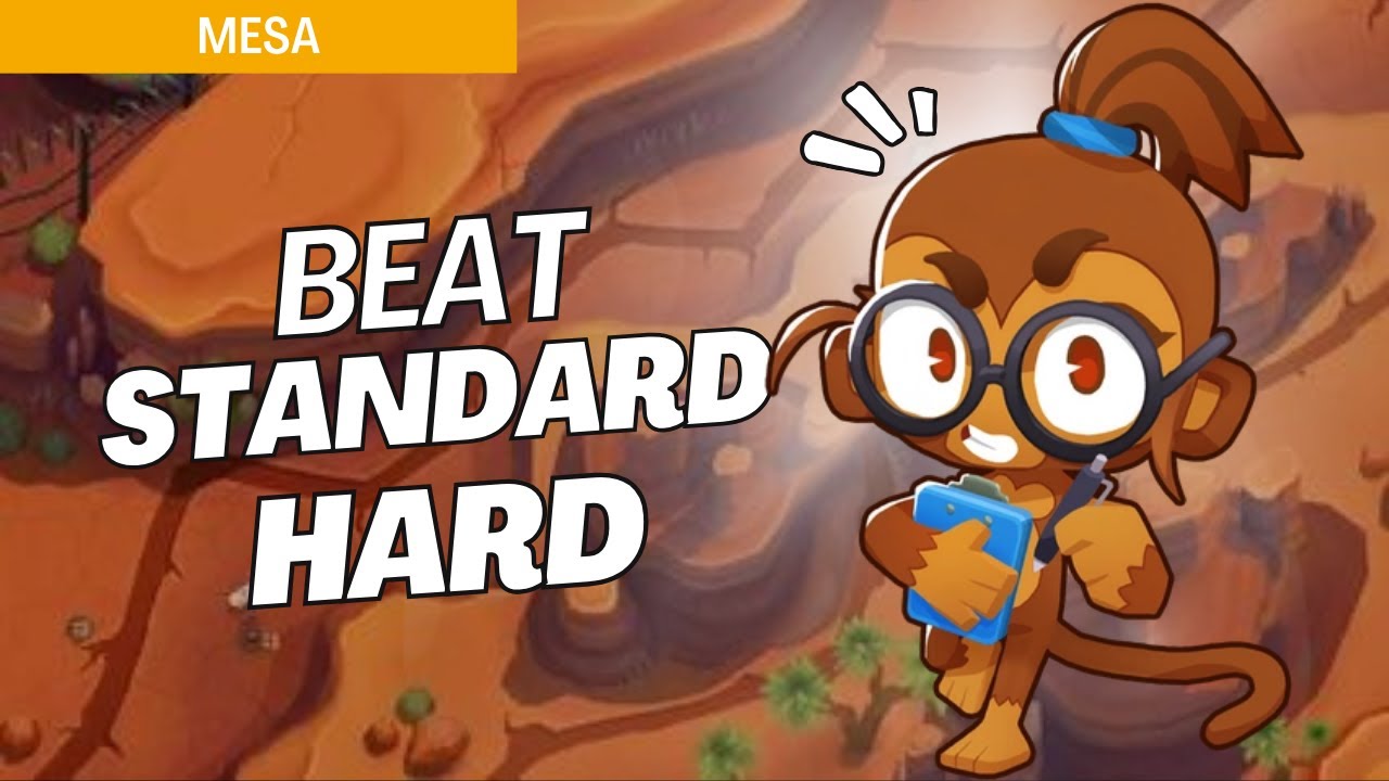 How to Beat Standard (Hard) on Mesa - BTD6 Strategy