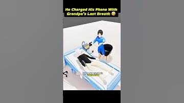 He UnPlugged Grandpa…..To ChargeHis Instead 🤣..!!#lowpoly #3danimation #fypシ #shorts #trending