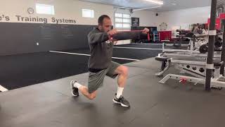 Famous Iso hold Split Squat with Band Pull Aparts. Profile