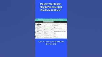 Master Your Inbox  Flag & Pin Essential Emails in Outlook”