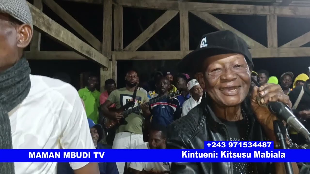 Kitsusu Mabiala et Sakoul Nkongo  au deuil de l'oncle de Maman Mbudi