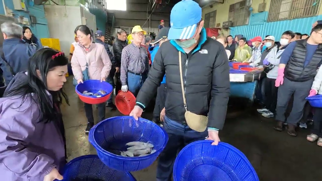 Unbelievable Fish Market Frenzy! Witness The Lightning Fast Seafood Auction In Taiwan! 明發定置漁場 fish 0