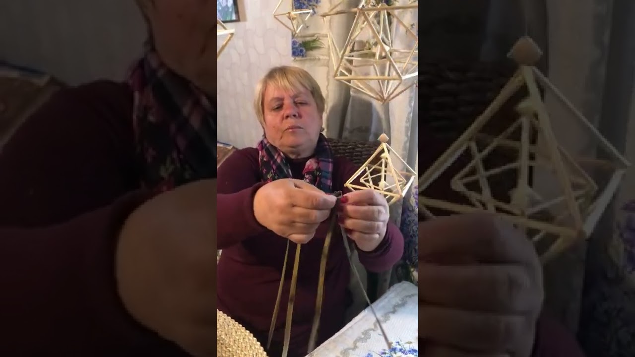 Плетіння з соломи. Оздоблювальні плетінки. Зубатка