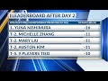 LGPA leaderboard after day 2
