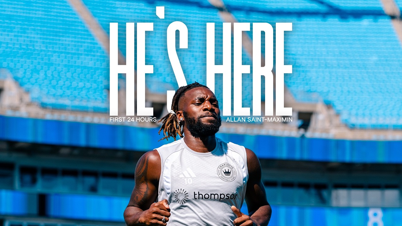 First 24 Hours With Allan Saint-Maximin | #MLS #CharlotteFC