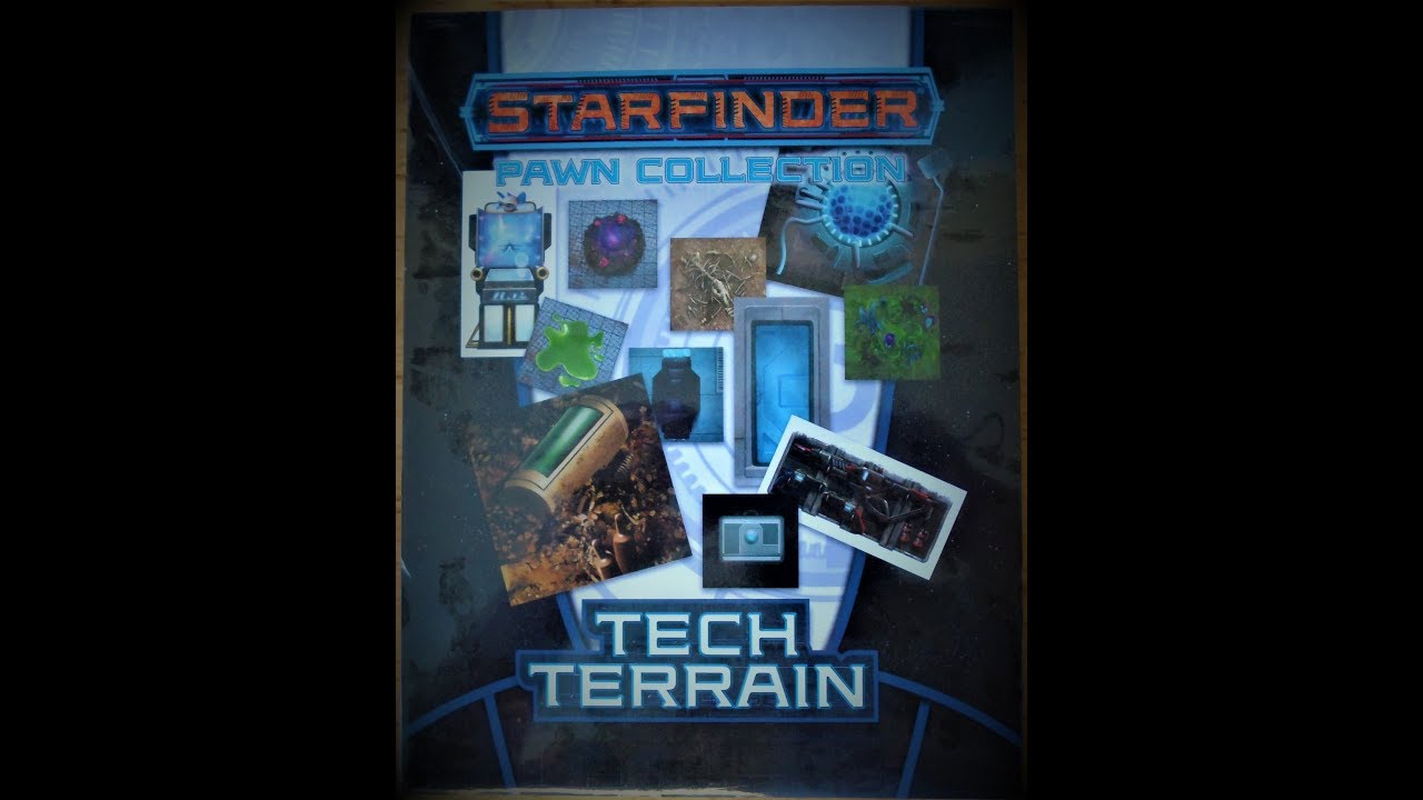 Starfinder Pawns: Tech Terrain - Opening and Review