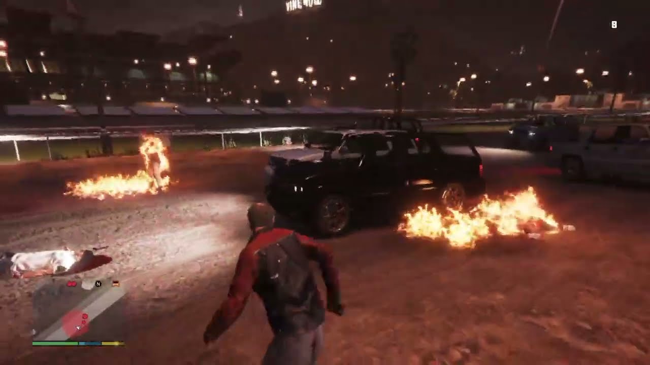 Trevor vs Martins Mob - The Racetrack