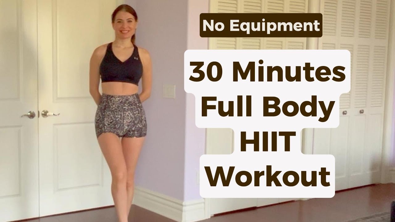 30 Minutes Intense Full Body HIIT Workout I Day 1 I No Equipment I No ...