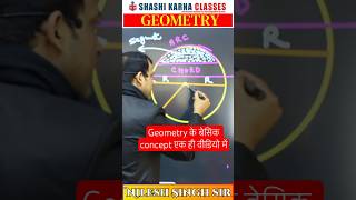 Geometry की नींव समझो – Arc से Radius तक, हर Concept बिल्कुल Clear! #maths #ssc