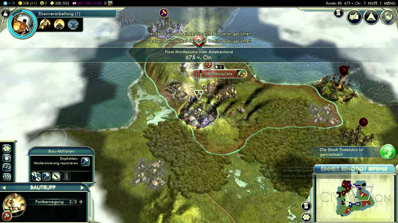Let´s Play Civilization 5 Folge 8 Erster Einheiten Marathon - YouTube