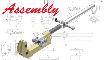 Học inventor cơ bản: Vẽ máy cắt ống bằng inventor - Assembly