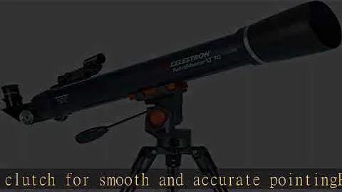 Celestron – AstroMaster LT 70AZ Refractor Telescope – Easy-to-Use Telescope for Beginners with Full