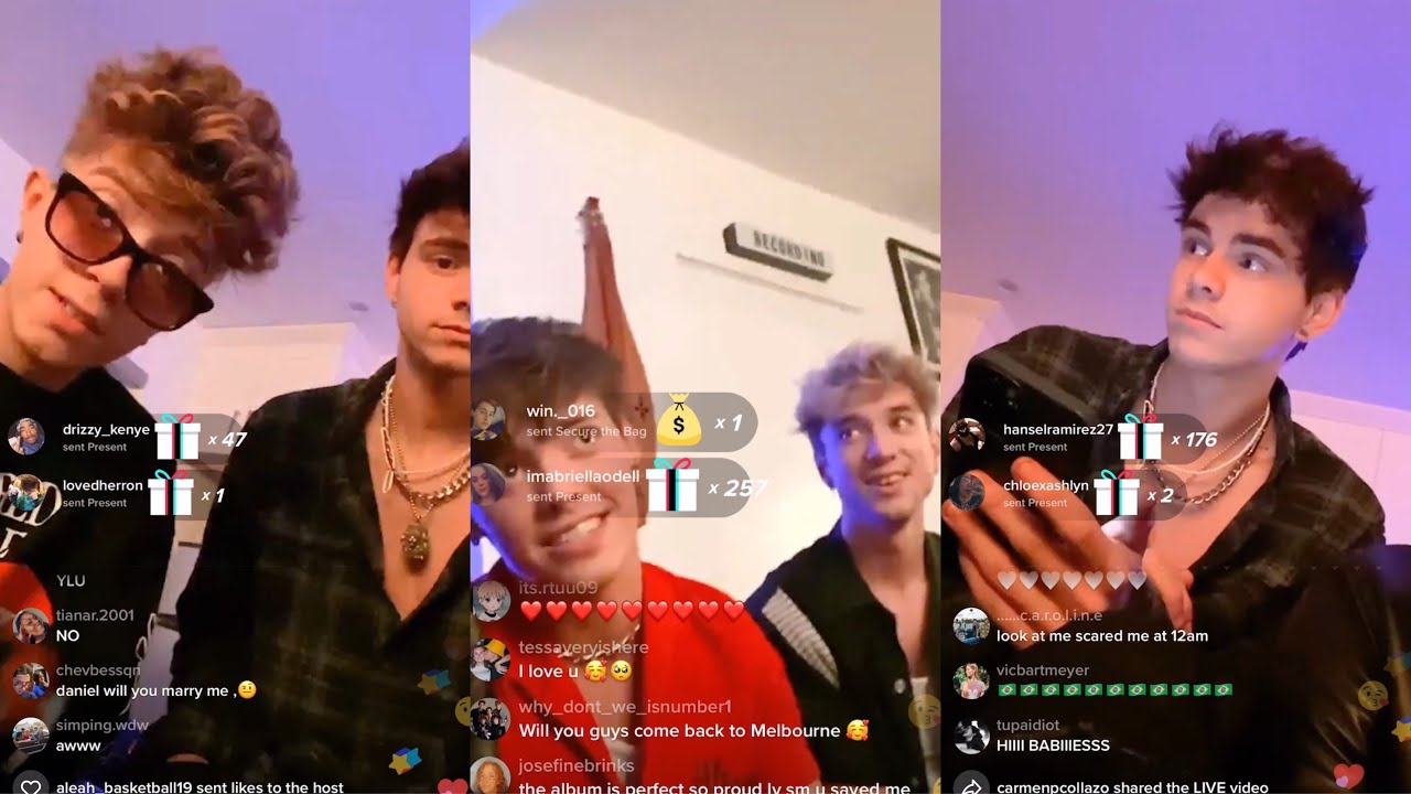 Why Don't We TikTok Live Q&A (SO FUNNY)
