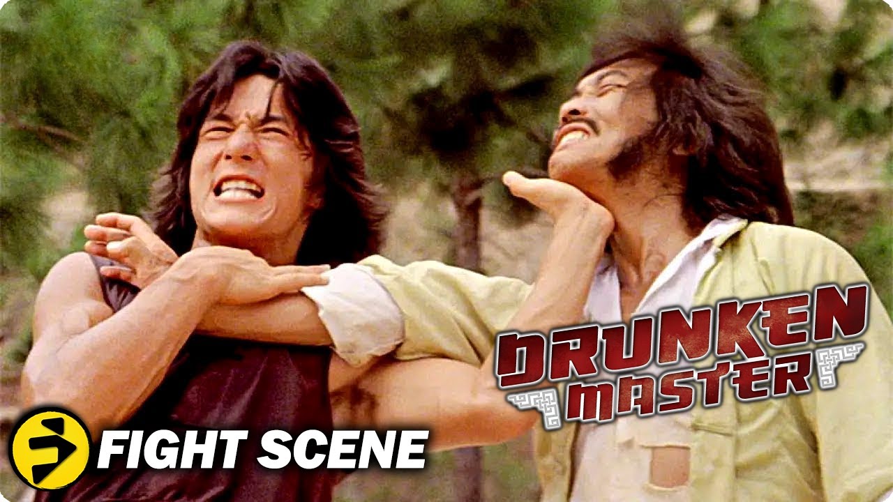 DRUNKEN MASTER  Final fight  Freddy Wong vs Thunderleg  Jackie Chan