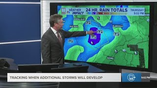 Weather Impact Update at 9 pm | Tracking when more storms will develop