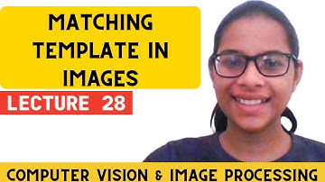 Computer Vision and Image Processing | Lecture 28 | Template matching in images