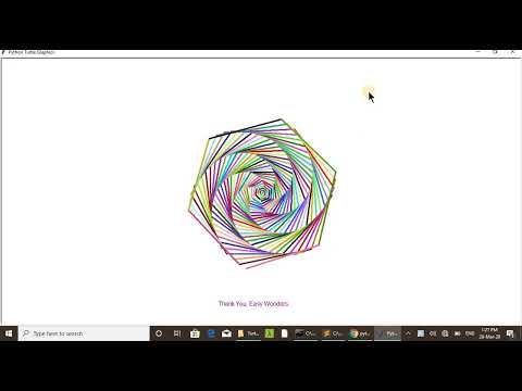 Python Turtle Graphics- Geometrical Patterns, Code Wonders