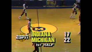 Indiana at Michigan - 1/12/1987