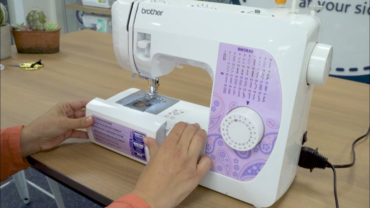 Curso de uso Máquina de coser Brother BM3850 - YouTube