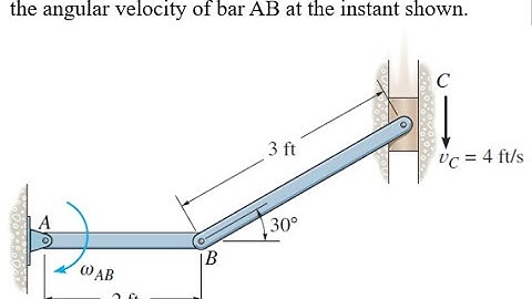 Dynamics, Hibbeler, Ch 16 problem 58, Relative Motion- angular velocity of link