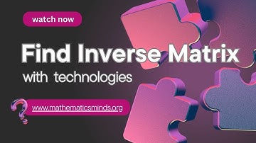 The Quickest Way to find Inverse Matrix!