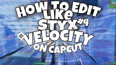 How to make this *INSANE* Velocity on Capcut | IOS & ANDROID | FULL TUTORIAL | StyxVFX