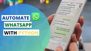 Automate WhatsApp Message with 2 Lines Of Python Code | WhatsApp Tricks