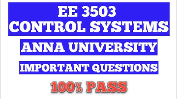 Control System important questions