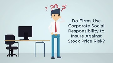 Do firms use CSR to insure against stock price risk? | SMJ Video Abstract
