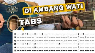 Di Ambang Wati- Wings (Tutorial Slow With TAB) Cover Gitar | Intro Cover | Acoustic