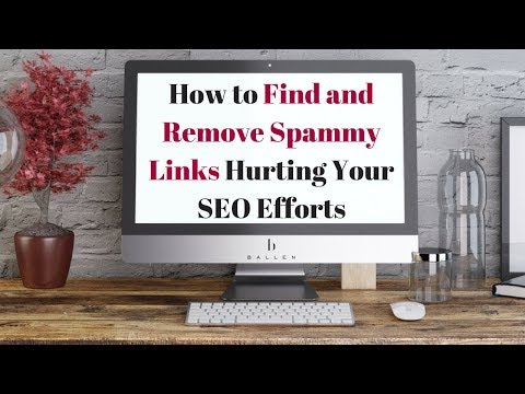 How to FIND and REMOVE Spammy Links hurting your SEO Efforts | Disavaow and Semrush [4:17]